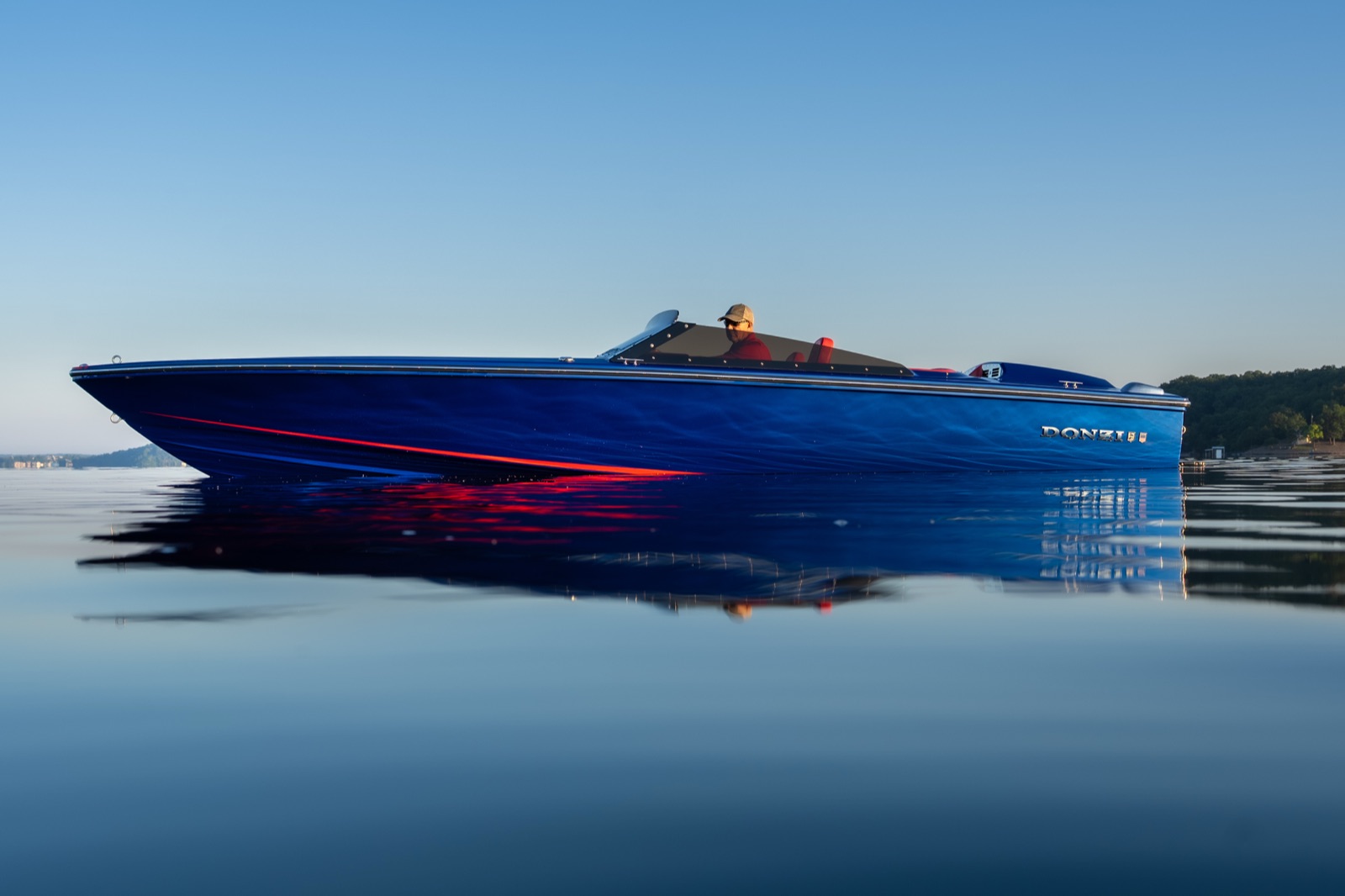 Donzi Classic series boat on the water